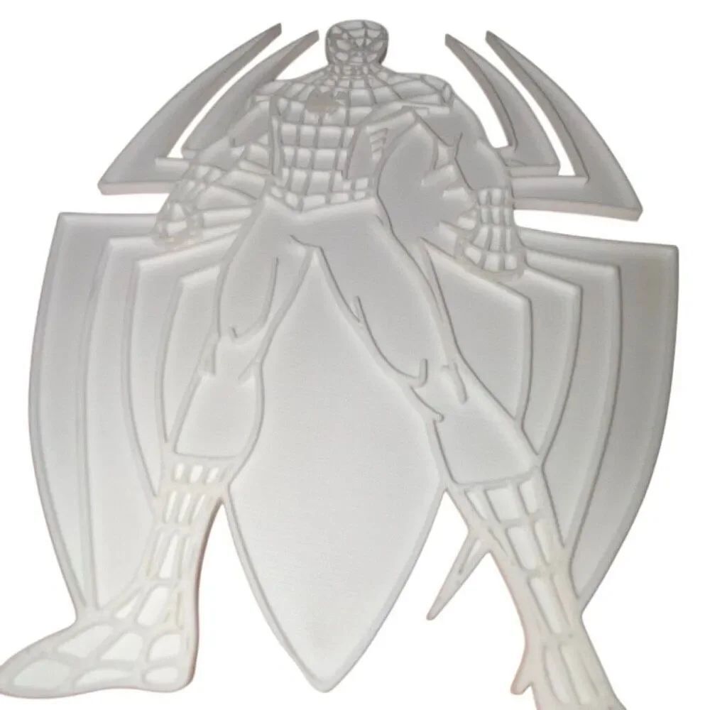 10-Inch 3D Superhero Coloring Toy – Spider-Inspired Wall Art / DIY Paintable 3pk